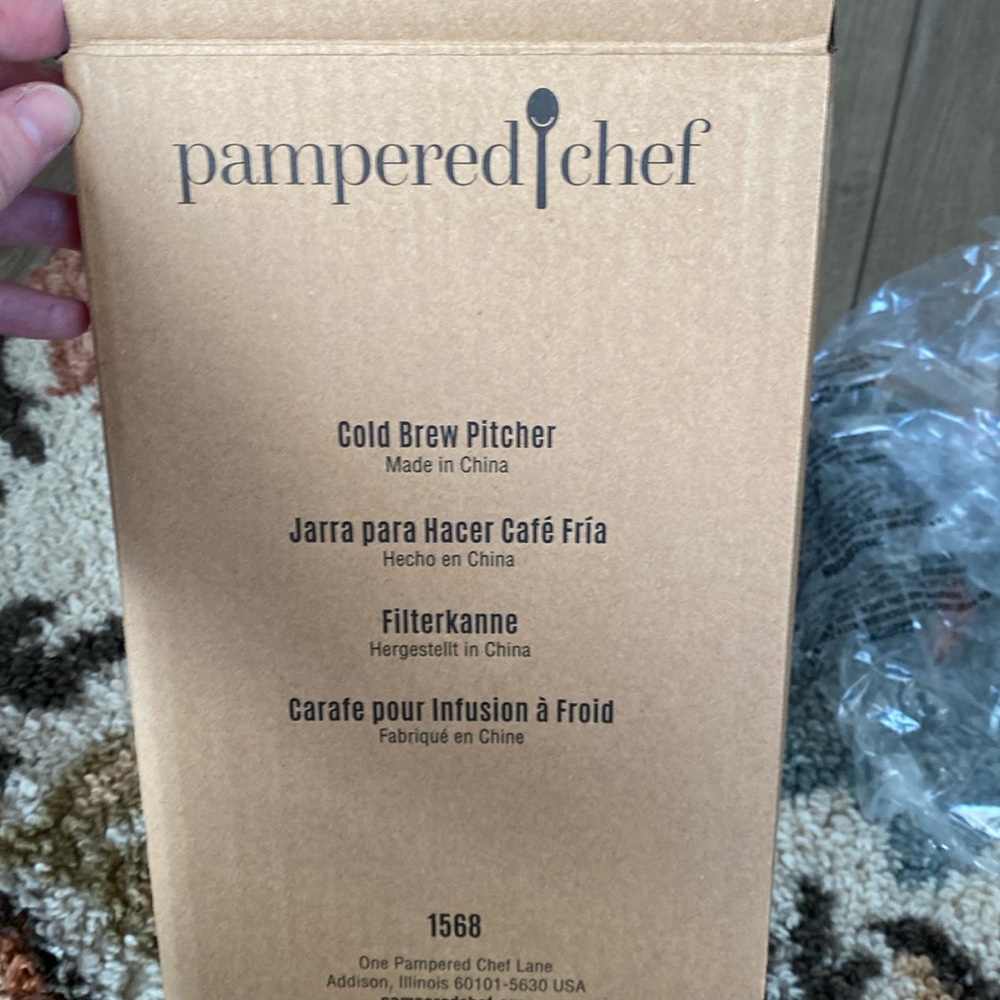 Pampered Chef Cold Brew Coffee Maker